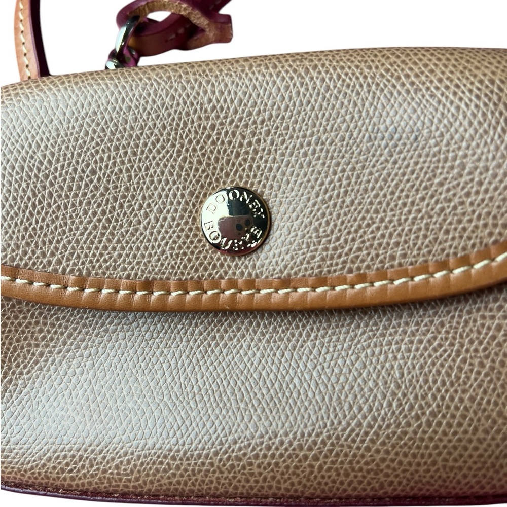 Vintage Dooney & Bourke Camel small coin Wristlet #dooney&bourke - Picture 5 of 8